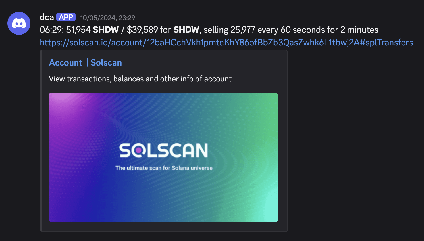 Solana Automated Activity Tracker